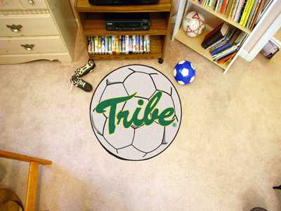 College of William & Mary Tribe Soccer Ball Rug - Click Image to Close