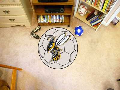 Montana State University Billings Yellowjackets Soccer Ball Rug - Click Image to Close