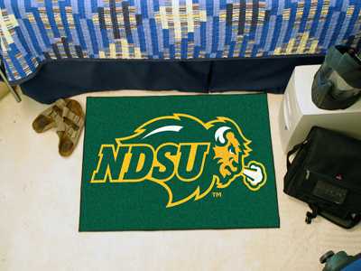 North Dakota State University Bison Starter Rug - Click Image to Close