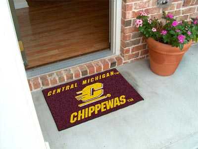 Central Michigan University Chippewas Starter Rug - Click Image to Close