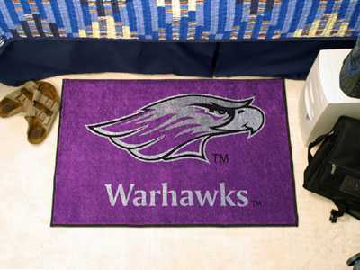 University of Wisconsin-Whitewater Warhawks Starter Rug - Click Image to Close