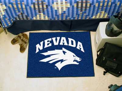 University of Nevada Reno Wolf Pack Starter Rug - Click Image to Close