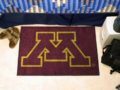 University of Minnesota Golden Gophers Starter Rug - Click Image to Close