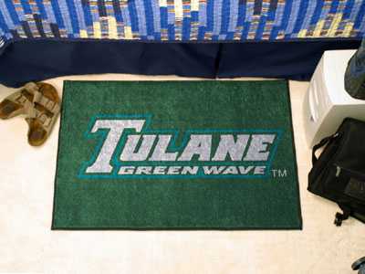 Tulane University Green Wave Starter Rug - Click Image to Close