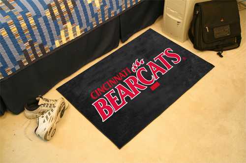 University of Cincinnati Bearcats Starter Rug - Click Image to Close