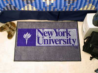 New York University Violets Starter Rug - Click Image to Close