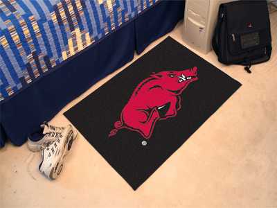 University of Arkansas Razorbacks Starter Rug - Click Image to Close