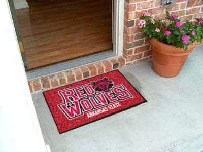 Arkansas State University Red Wolves Starter Rug - Click Image to Close