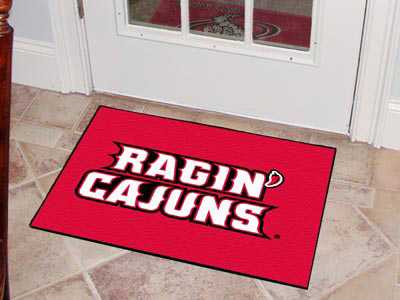 University of Louisiana at Lafayette Ragin' Cajuns Starter Rug - Click Image to Close