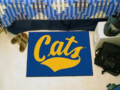 Montana State University Bobcats Starter Rug - Cats Logo - Click Image to Close