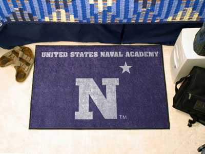 United States Naval Academy Midshipmen Starter Rug - Click Image to Close