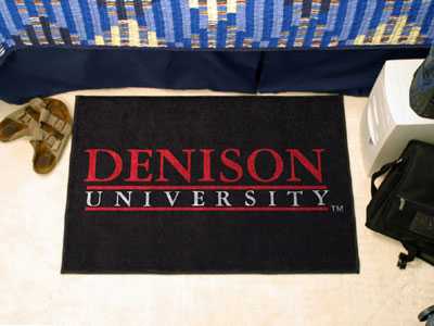 Denison University Big Red Starter Rug - Click Image to Close