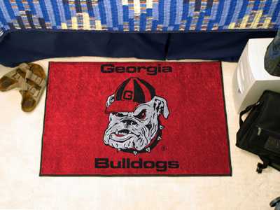 University of Georgia Bulldogs Starter Rug - Uga - Click Image to Close