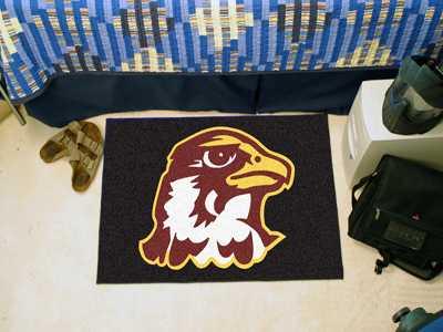 Quincy University Hawks Starter Rug - Click Image to Close