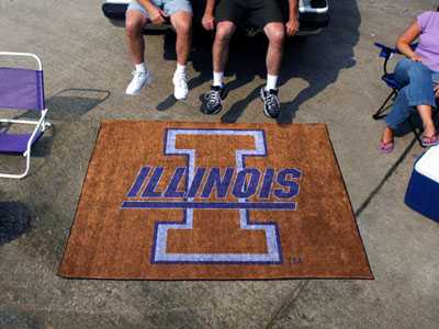 University of Illinois Fighting Illini Tailgater Rug - Click Image to Close