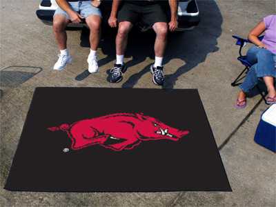 University of Arkansas Razorbacks Tailgater Rug - Click Image to Close