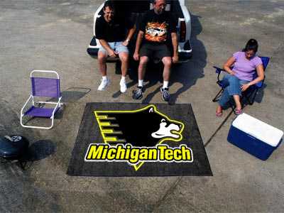 Michigan Technological University Huskies Tailgater Rug - Click Image to Close