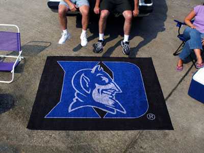 Duke University Blue Devils Tailgater Rug - Devil Head - Click Image to Close