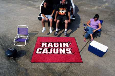 Louisiana - Lafayette Ragin' Cajuns Tailgater Rug - Click Image to Close