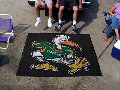 University of Miami Hurricanes Tailgater Rug - Sebastian - Click Image to Close