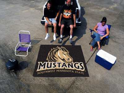 Southwest Minnesota State University Mustangs Tailgater Rug - Click Image to Close