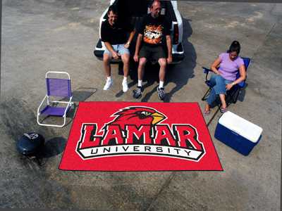 Lamar University Cardinals Ulti-Mat Rug - Click Image to Close