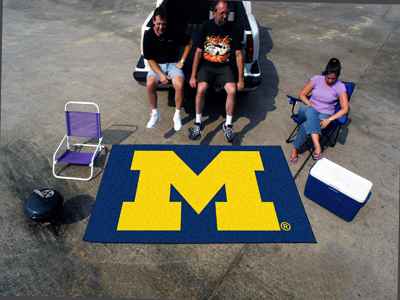 University of Michigan Wolverines Ulti-Mat Rug - Click Image to Close