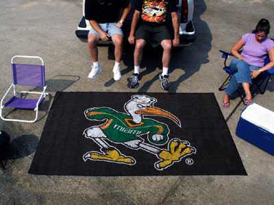 University of Miami Hurricanes Ulti-Mat Rug - Sebastian - Click Image to Close