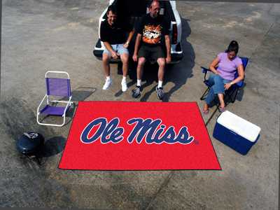 University of Mississippi Rebels Ulti-Mat Rug - Click Image to Close