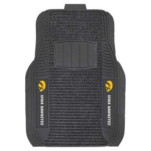 University of Iowa Hawkeyes Deluxe Car Floor Mats - Click Image to Close