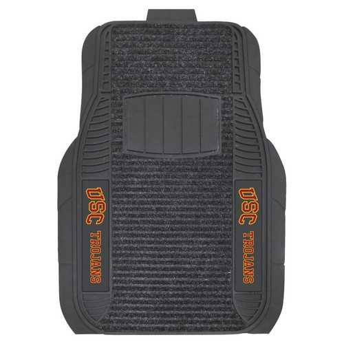 University of Southern California Trojans Deluxe Car Floor Mats - Click Image to Close