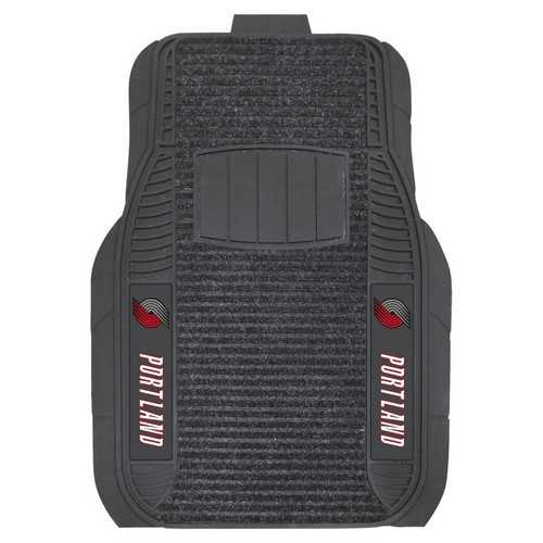 Portland Trail Blazers Deluxe Car Floor Mats - Click Image to Close