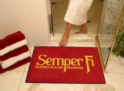 United States Marine Corps All-Star Rug - Click Image to Close