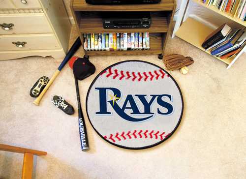 Tampa Bay Rays Baseball Rug - Click Image to Close