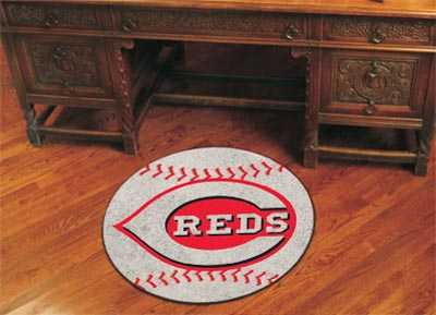 Cincinnati Reds Baseball Rug - Click Image to Close