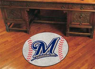 Milwaukee Brewers Baseball Rug - Click Image to Close