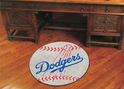 Los Angeles Dodgers Baseball Rug - Click Image to Close