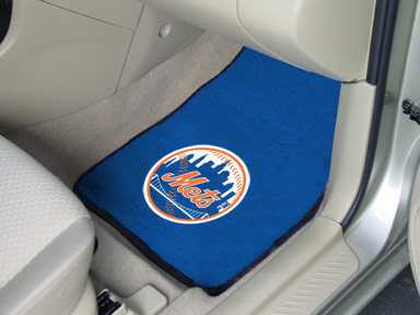 New York Mets Carpet Car Mats - Click Image to Close