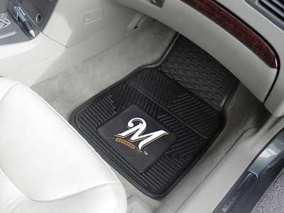 Milwaukee Brewers Heavy Duty Vinyl Car Mats - Click Image to Close