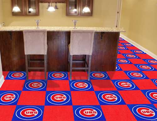 Chicago Cubs Carpet Floor Tiles - Click Image to Close