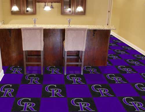 Colorado Rockies Carpet Floor Tiles - Click Image to Close