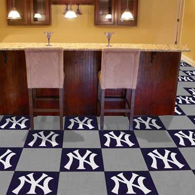 New York Yankees Carpet Floor Tiles - Click Image to Close