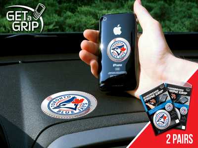 Toronto Blue Jays Cell Phone Grips - 2 Pack - Click Image to Close