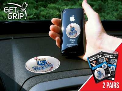 Kansas City Royals Cell Phone Grips - 2 Pack - Click Image to Close