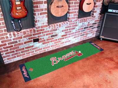 Atlanta Braves Putting Green Mat - Click Image to Close