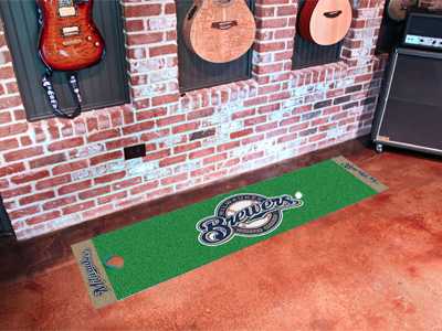 Milwaukee Brewers Putting Green Mat - Click Image to Close