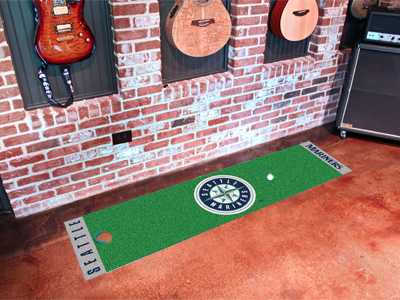 Seattle Mariners Putting Green Mat - Click Image to Close