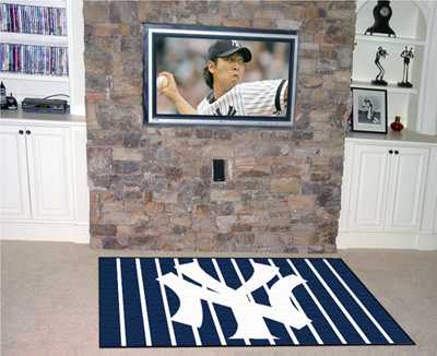 New York Yankees 4x6 Rug - Click Image to Close