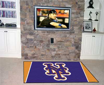 New York Mets 4x6 Rug - Click Image to Close