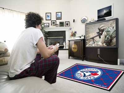 Toronto Blue Jays 4x6 Rug - Click Image to Close